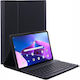 Flip Cover με Πληκτρολόγιο στα Αγγλικά US Μαύρη (Lenovo Tab M10 Plus Gen 3 TB-125F TB-128F)