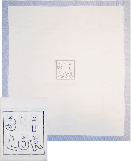 Energiers Blanket Cot Blue Blue
