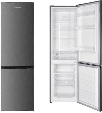 Inventor Ψυγειοκαταψύκτης 253lt NoFrost Υ181xΠ55xΒ60εκ. Inox PSC18155IN