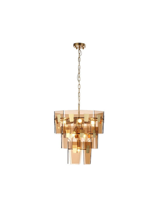 Viokef Pendant Chandelier Rail Brown