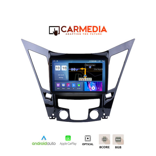 Carmedia Автомобилна Аудио Система (Блутут/USB/WiFi/GPS/Apple-Carplay/Android-Auto) с Тъчскрийн 9.5"