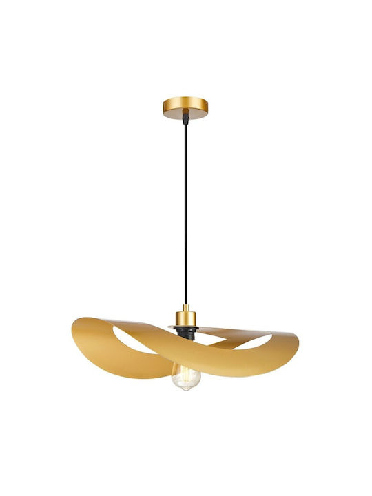 Viokef Pendant Light Single-Light for Socket E27 Gold