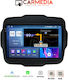 Carmedia Auto-Audiosystem für Jeep Rebell 2014+ (Bluetooth/USB/WiFi/GPS/Apple-Carplay/Android-Auto) mit Touchscreen 9.5"