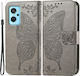 Erbord Book Synthetic Leather / Plastic / Silicone Gray (Realme 9iOppo A96)