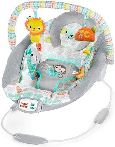 Bright Starts Elektrisch Baby Relax Whimsical Wild mit Musik und Vibration Mehrfarbig