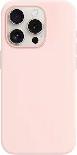 Cti Back Cover Σιλικόνης Ροζ (iPhone 15 Pro)