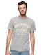 Superdry D3 Ovin Workwear Flock Graphic T-shirt Bărbătesc cu Mânecă Scurtă Ash Grey Marl