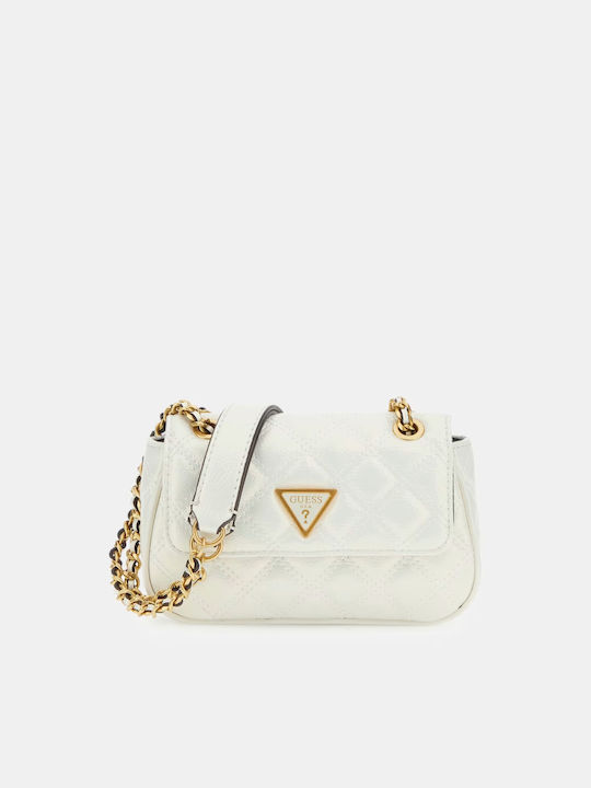 Guess Giully Geantă de damă Crossbody Albă