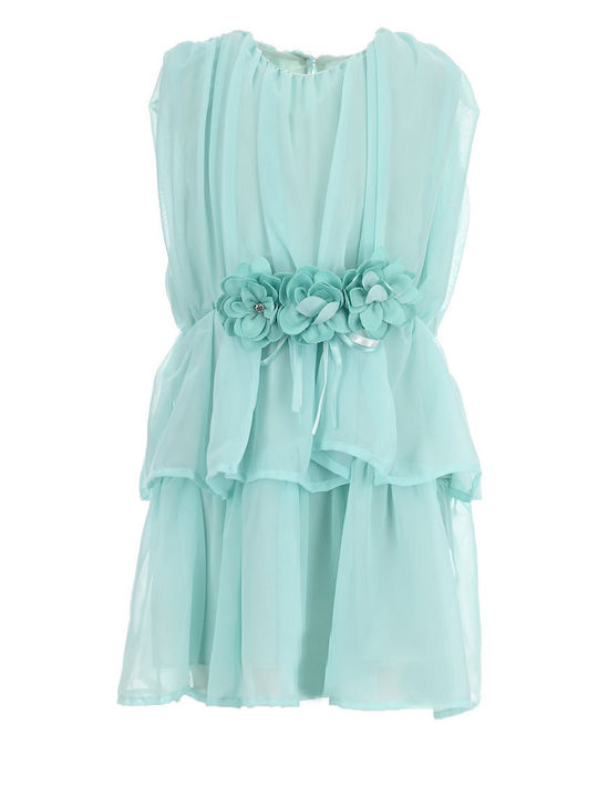 Evita Kids Dress Sleeveless Mint