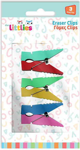 The Littlies Eraser Set for Pencil and Pen 3pcs