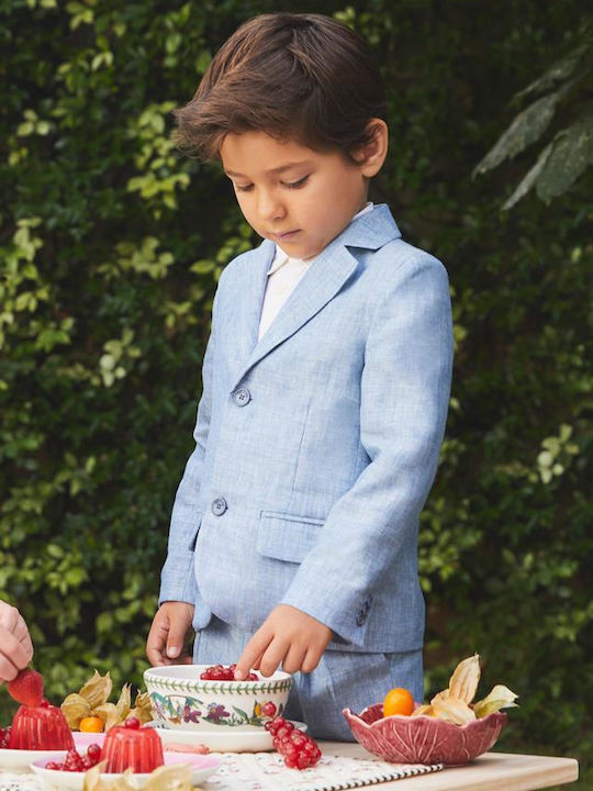 Abel & Lula Kids' Blazer Light Blue