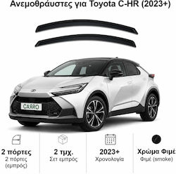 Heko Set Front Dark Fime Windbreakers for Toyota C-HR 2 Pieces 29682 Heko Set Front Dark Fime Windbreakers for Toyota C-HR 2 Pieces 29682