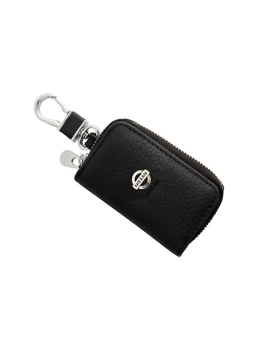 Carro Keychain Leather Black