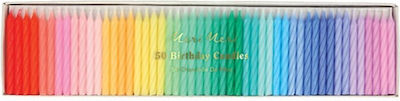 Rainbow Birthday Candle 50pcs 271246