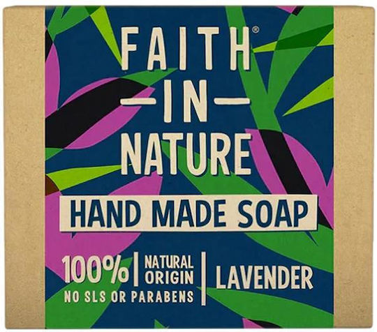 Faith in Nature Μπάρα Σαπουνιού Λεβάντας 100gr