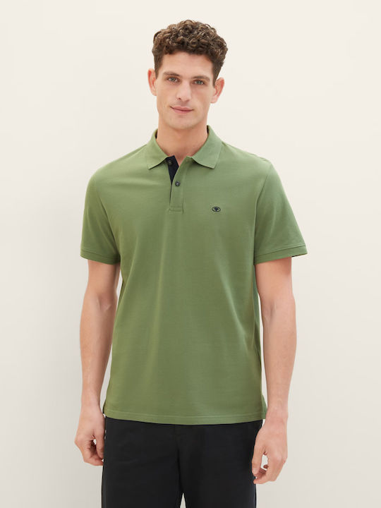 Tom Tailor Basic Polo T-shirt Πράσινο
