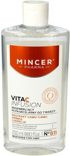 Mincer Pharma Vita C Infusion Micellar Water Αφαίρεσης Μακιγιάζ Προσώπου 250ml