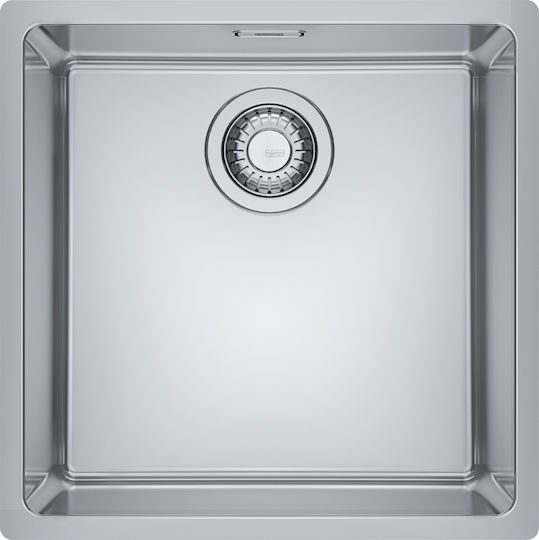 Franke Maris Mrx 110-40 Undermount Kitchen Sink Inox Satin Finish M40xP40cm Silver