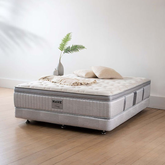 Hauz T-nest King Size Anatomic Saltea Latex 200x200x34cm cu Suprapozabil