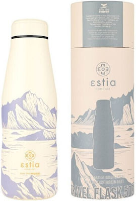 Estia Travel Flask Save the Aegean Flasche Thermosflasche Rostfreier Stahl BPA-frei ALPINE ESSENCE 500ml