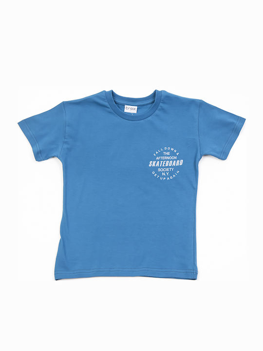 Trax Kids' T-shirt Petrol Blue