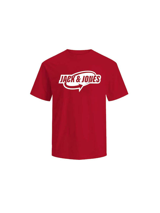 Jack & Jones Junior Παιδικό T-shirt Κόκκινο