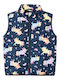 Kids' Casual Jacket Sleeveless Short Lila