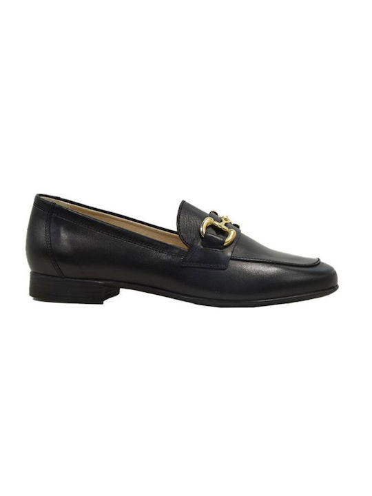 Ragazza Leather Women's Moccasins in Black Color