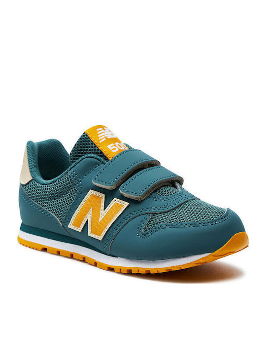 New Balance 500 Παιδικά Sneakers με Σκρατς Πράσινα