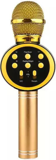 Wireless Karaoke Microphone V11 Gold