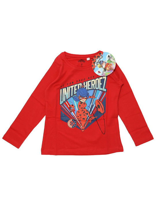 ZAG Kids Blouse Long Sleeve red