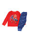 Marvel Детска пижама Зимна red