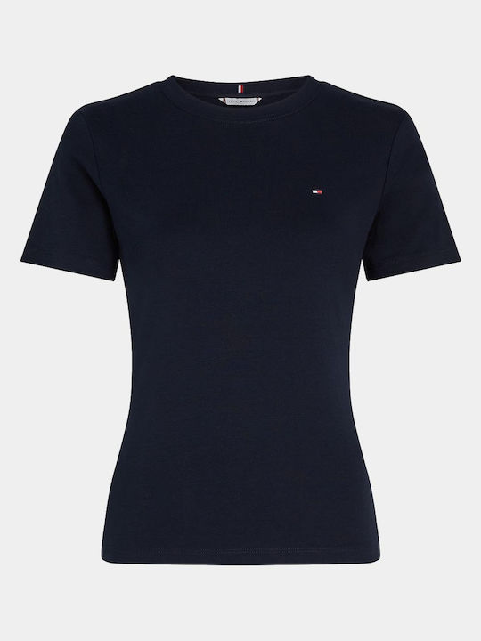 Tommy Hilfiger Γυναικείο T-shirt Navy Μπλε