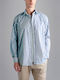 Long-sleeved Shirt Striped White