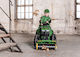Fuß zu Boden mit Pedal Grün