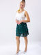 Brak High Waist Midi Skirt Polka Dot in Green color