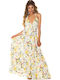Rochie Maxi De Vară Galbenă