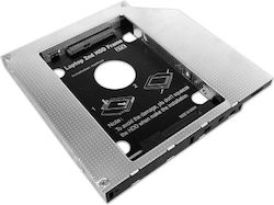 Makki 12.7mm Sata3 With Led/switch Caddy Черен (MAKKI-CADDY-127-LS)