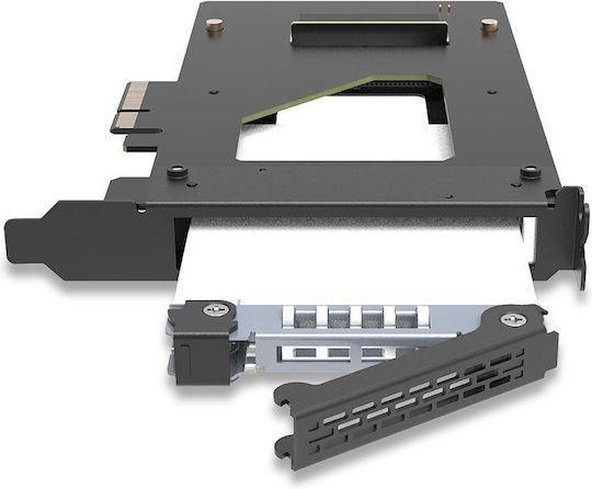 Icy Dock Tougharmor 1x 2.5" 9.5mm U.2/u.3 Nvme To Pcie 4.0 X 4 Card Black (MB111VP-B)