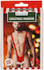 Out of the Blue Borat Mankini Christmas Edition Sexy Ανδρικό Body Μαγιό Mankini Christmas Edition Κόκκινο