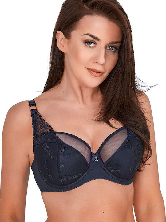 Gaia Bra Navy Blue