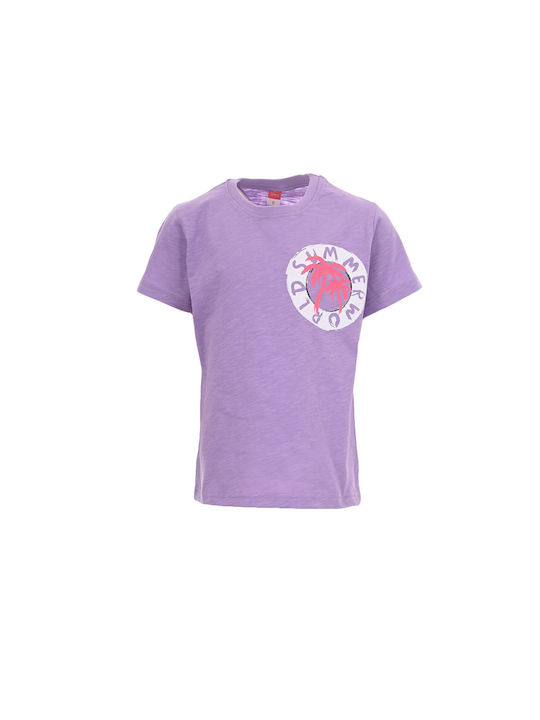 Joyce Kinder-T-Shirt LILA