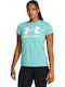 Live Sportstyle Graphic Ssc Women's Athletic Blouse Short Sleeve Turquoise