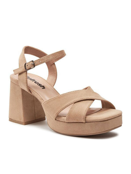 Refresh Sandalen Beige