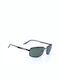 Monte Como Men's Sunglasses with Gray Metal Frame and Green Lens PT1135 C03