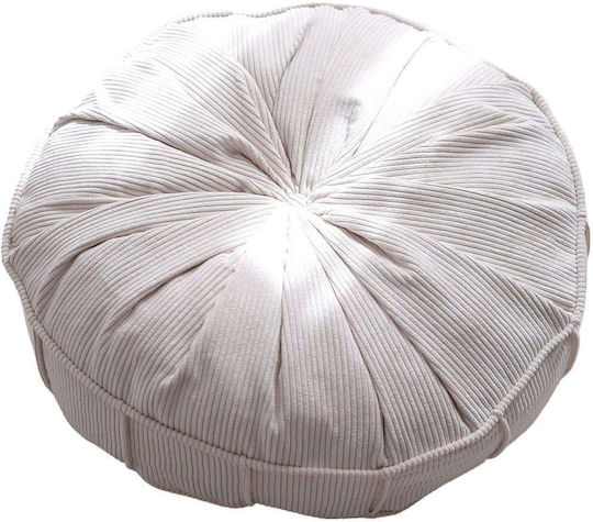 Πουφ Μαξιλάρα White 60x60x20cm