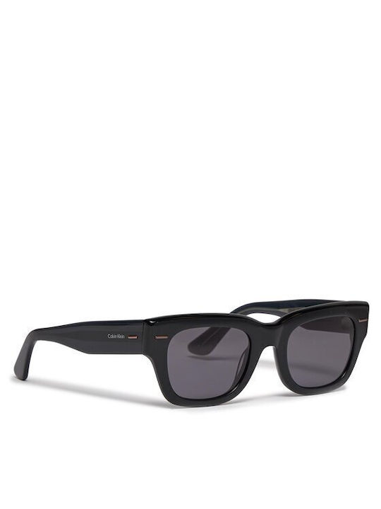 Calvin Klein Γυναικεία Γυαλιά Ηλίου με Μαύρο Κοκκάλινο Σκελετό και Μαύρο Φακό CK23509S 001