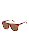 Polaroid Damen Sonnenbrille mit Burgundisch Kunststoff Gestell und Braun Linse PLD4164/S/X LHF/SP