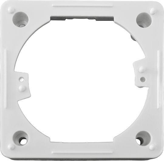 Edision Switch Frame Vertical and Horizontal Installation in White Color WFO-900