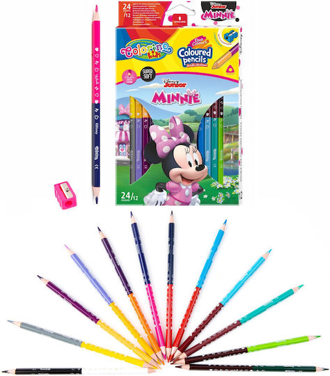 Colorino Farbstift-Set mit dicker Spitze 12Stück Packung von 1 Verpackungen